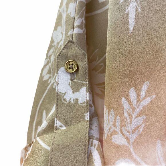 Calvin Klein tropical ombre keyhole blouse 3X NWT - Picture 11 of 13